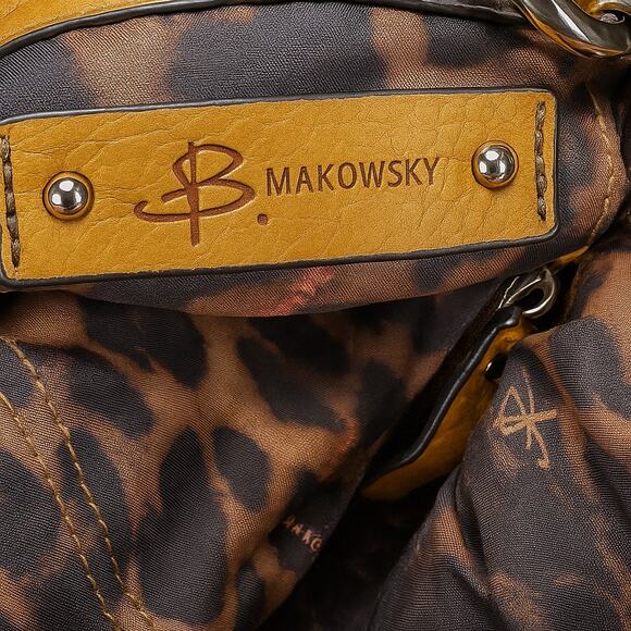 B. Makowsky Chicago Sid Leather Shoulder Bag - Picture 8 of 9